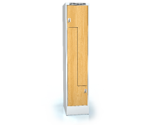 Cloakroom locker Z-shaped doors ALDERA 1920 x 400 x 500